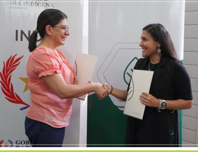 Firma de convenio entre el INDI y Paracel!